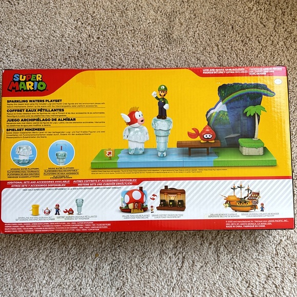super mario sparkling water playset brand new - Picture 2 of 4